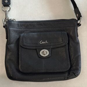 Coach Y2K Penelopy Black Leather Crossbody Bag